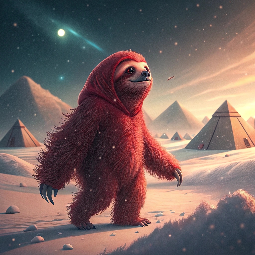 Pyramid Sloths : Guardians of the Cosmic Glow